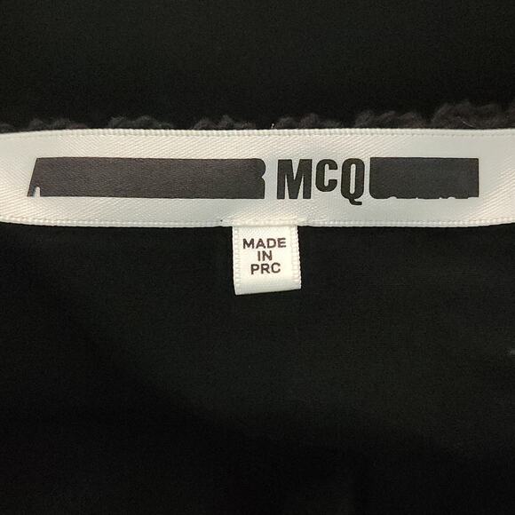 McQ Dress Size Small McQ By Alexander McQueen Black Ruffled Dress IT 38 / US S - Picture 10 of 14